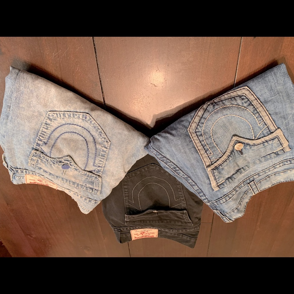 Official True Religion Jeans a bundle of 3